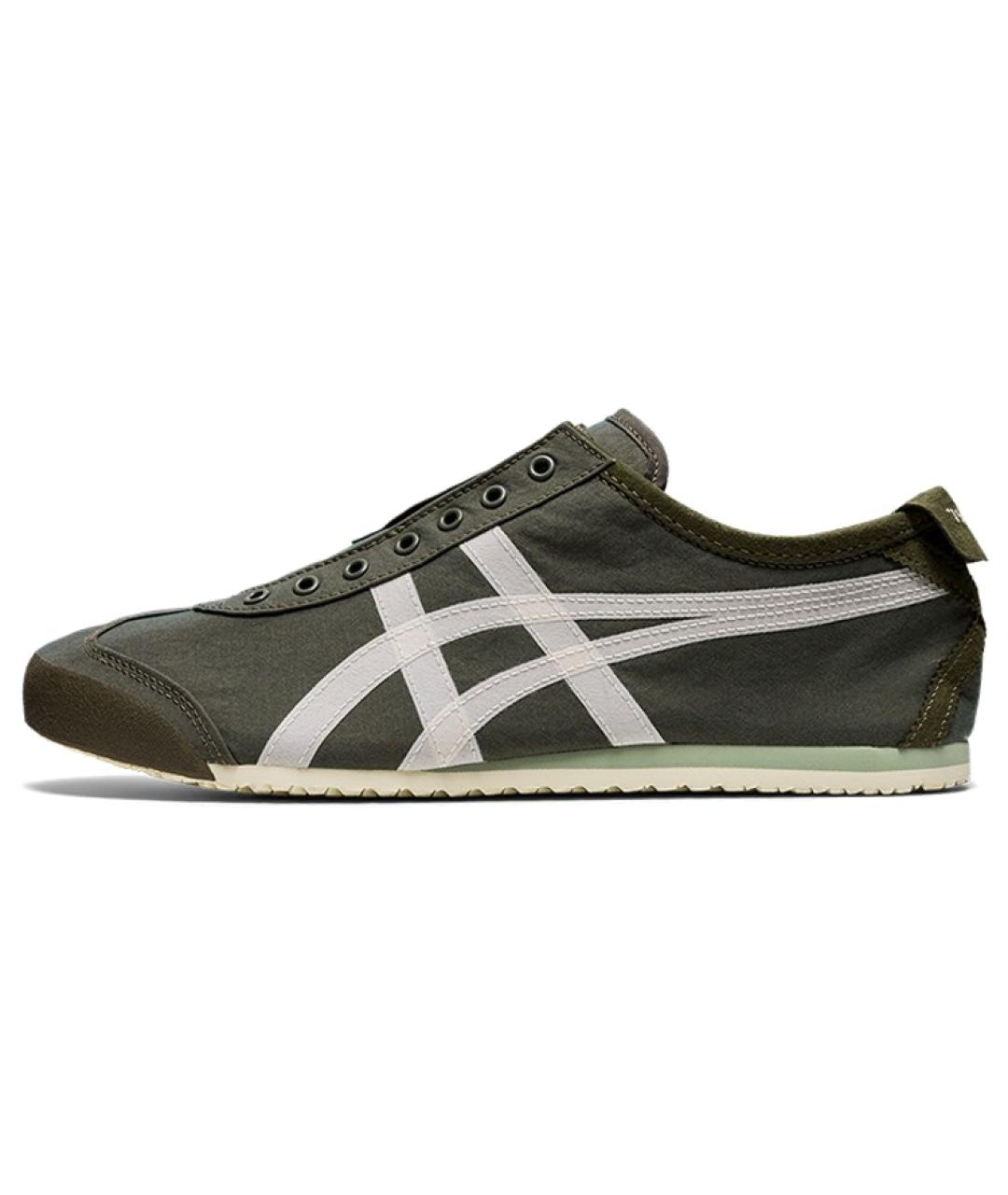 ONITSUKA TIGER Зеленые текстильные кроссовки, фото 2