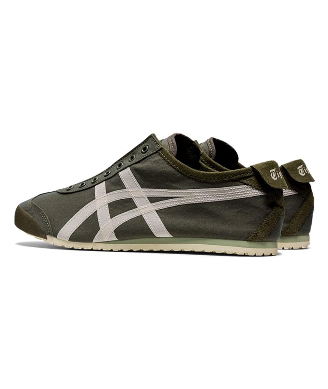 ONITSUKA TIGER Зеленые текстильные кроссовки, фото 5