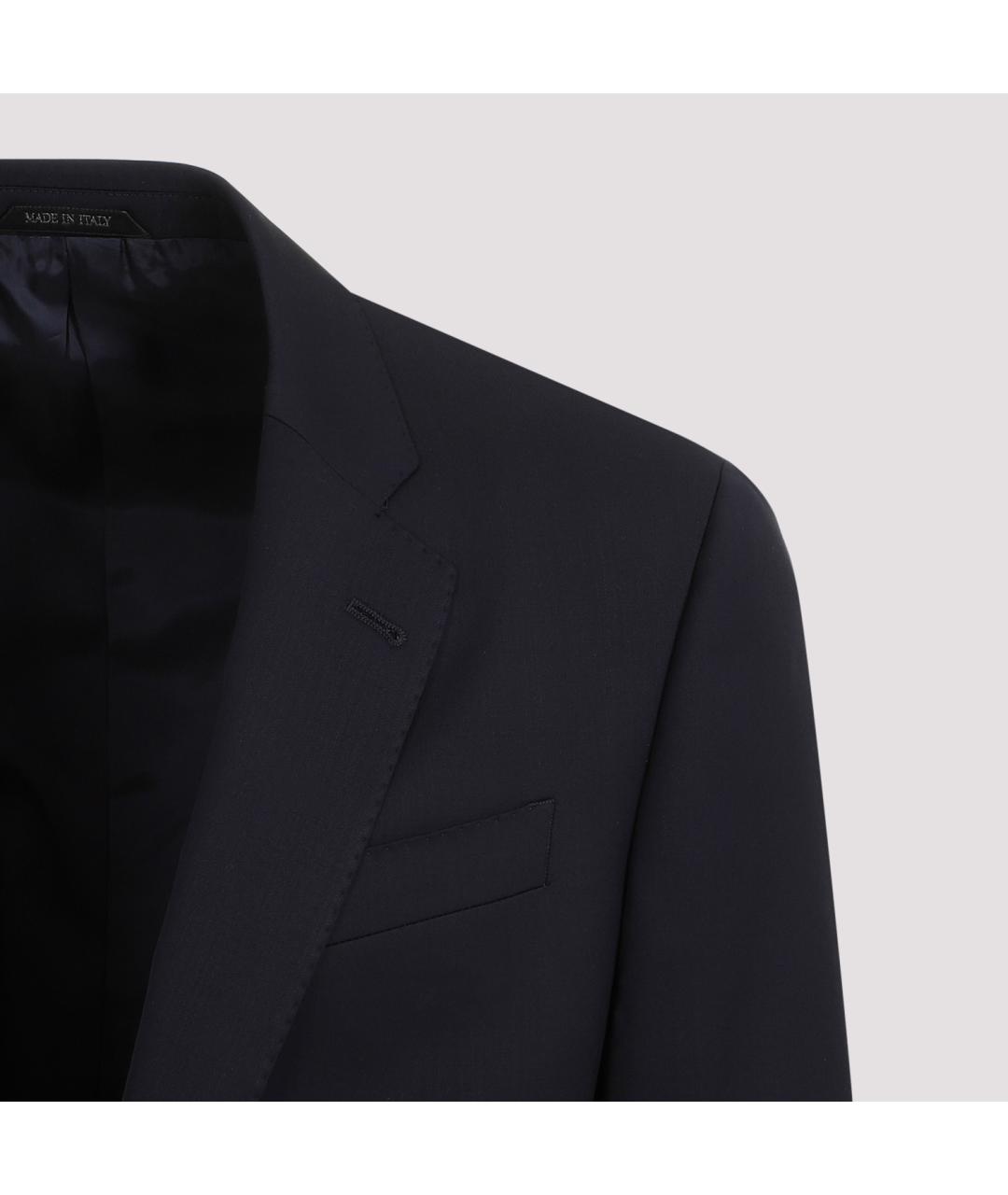 GIORGIO ARMANI Темно-синий классический костюм, фото 6