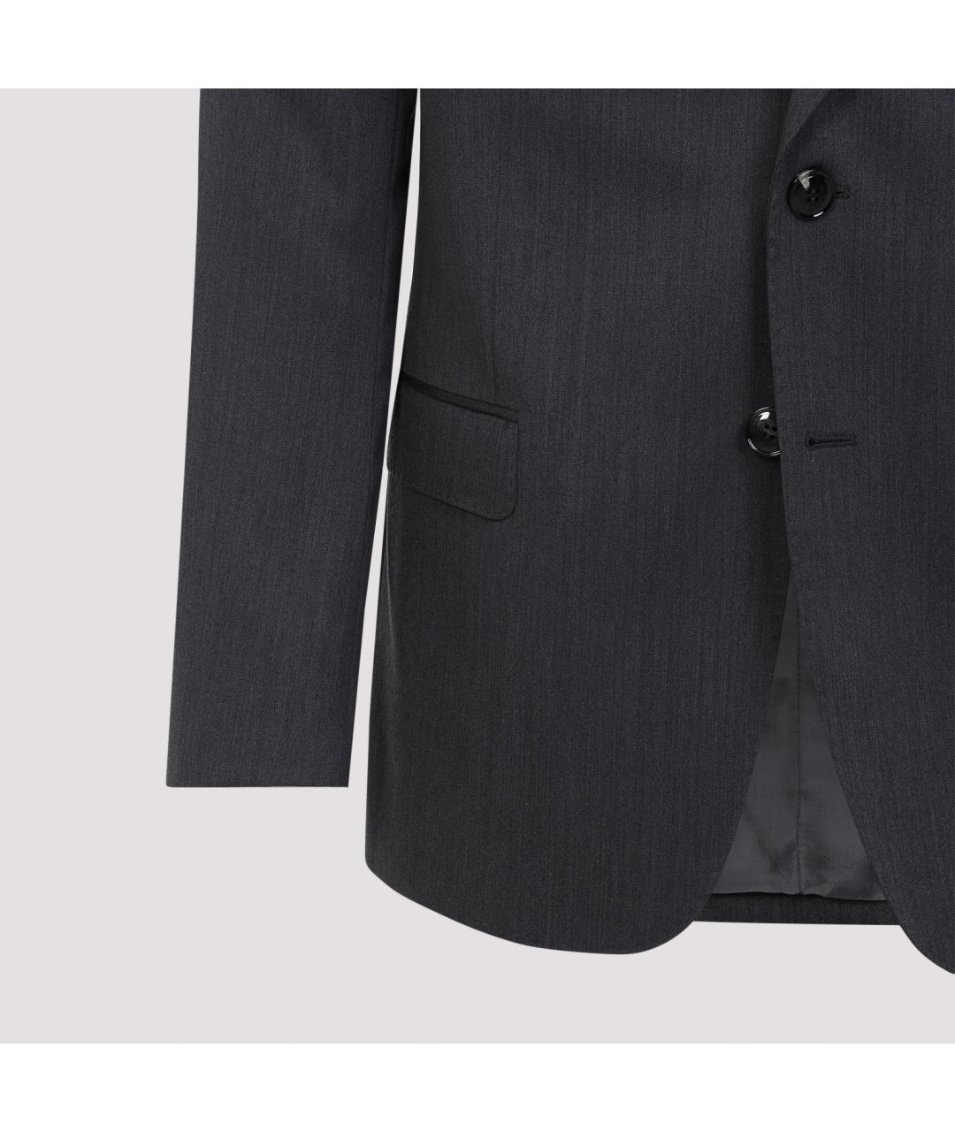 GIORGIO ARMANI Серый классический костюм, фото 6