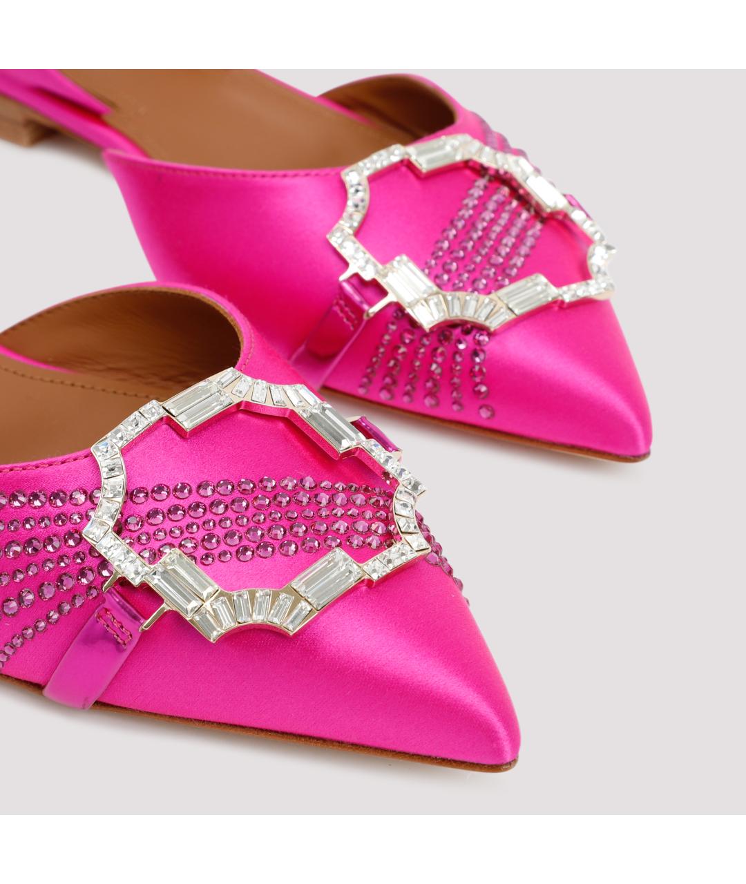 MALONE SOULIERS Фуксия текстильные балетки, фото 6