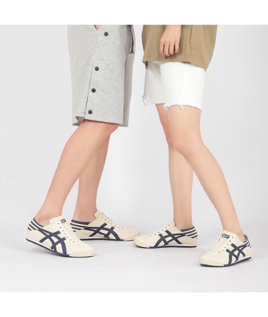 ONITSUKA TIGER Бежевые текстильные кроссовки, фото 6