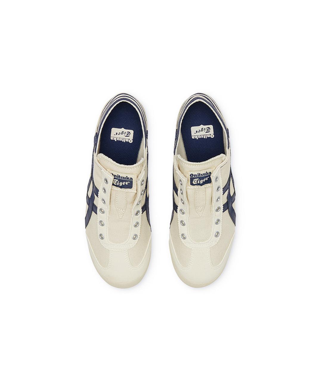 ONITSUKA TIGER Бежевые текстильные кроссовки, фото 4