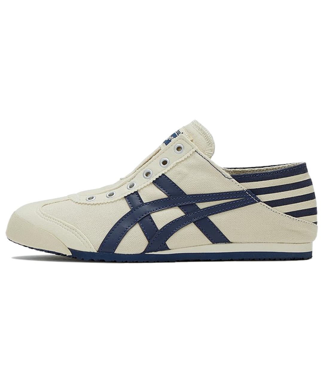 ONITSUKA TIGER Бежевые текстильные кроссовки, фото 9