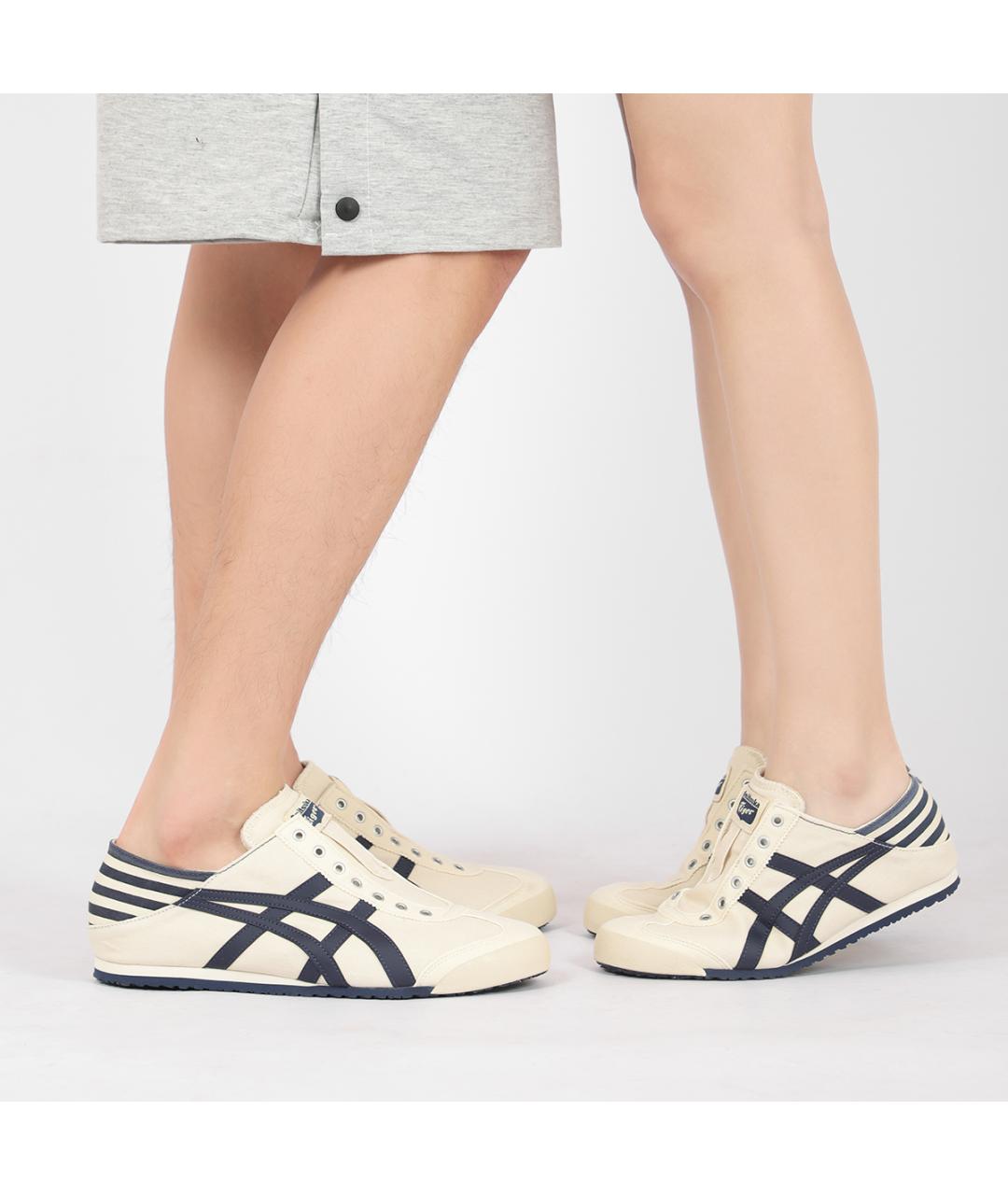 ONITSUKA TIGER Бежевые текстильные кроссовки, фото 7