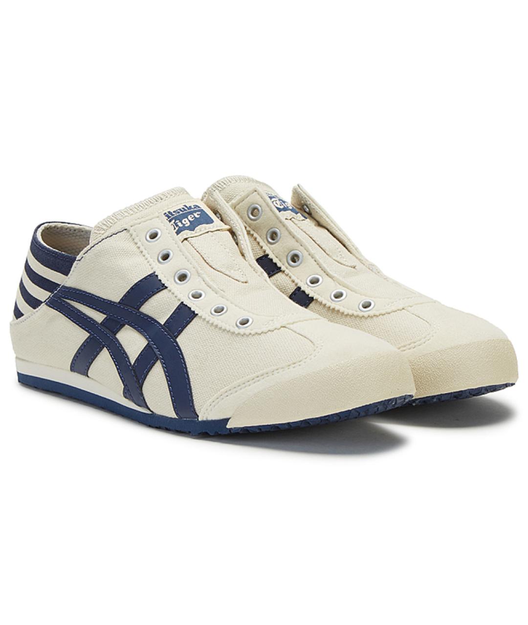 ONITSUKA TIGER Бежевые текстильные кроссовки, фото 2