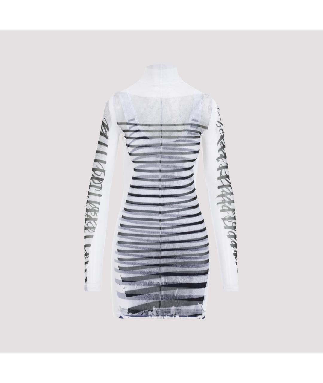 JEAN PAUL GAULTIER Мульти полиэстеровое коктейльное платье, фото 2