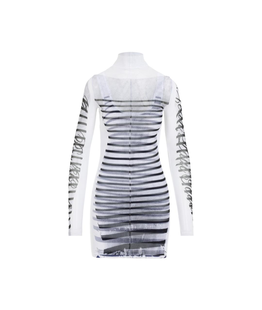 JEAN PAUL GAULTIER Мульти полиэстеровое коктейльное платье, фото 1