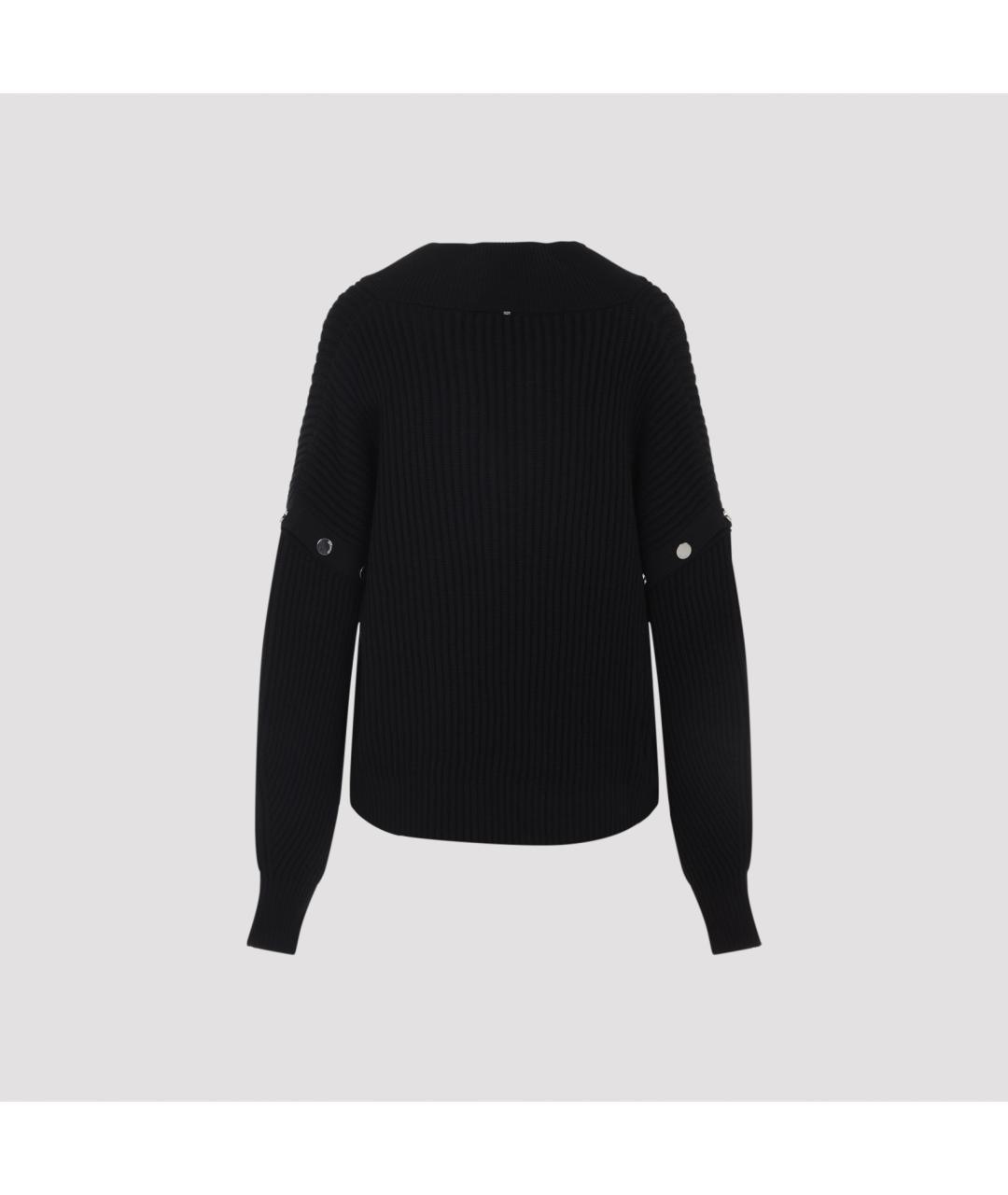 SPORTMAX Черный шерстяной джемпер / свитер, фото 4