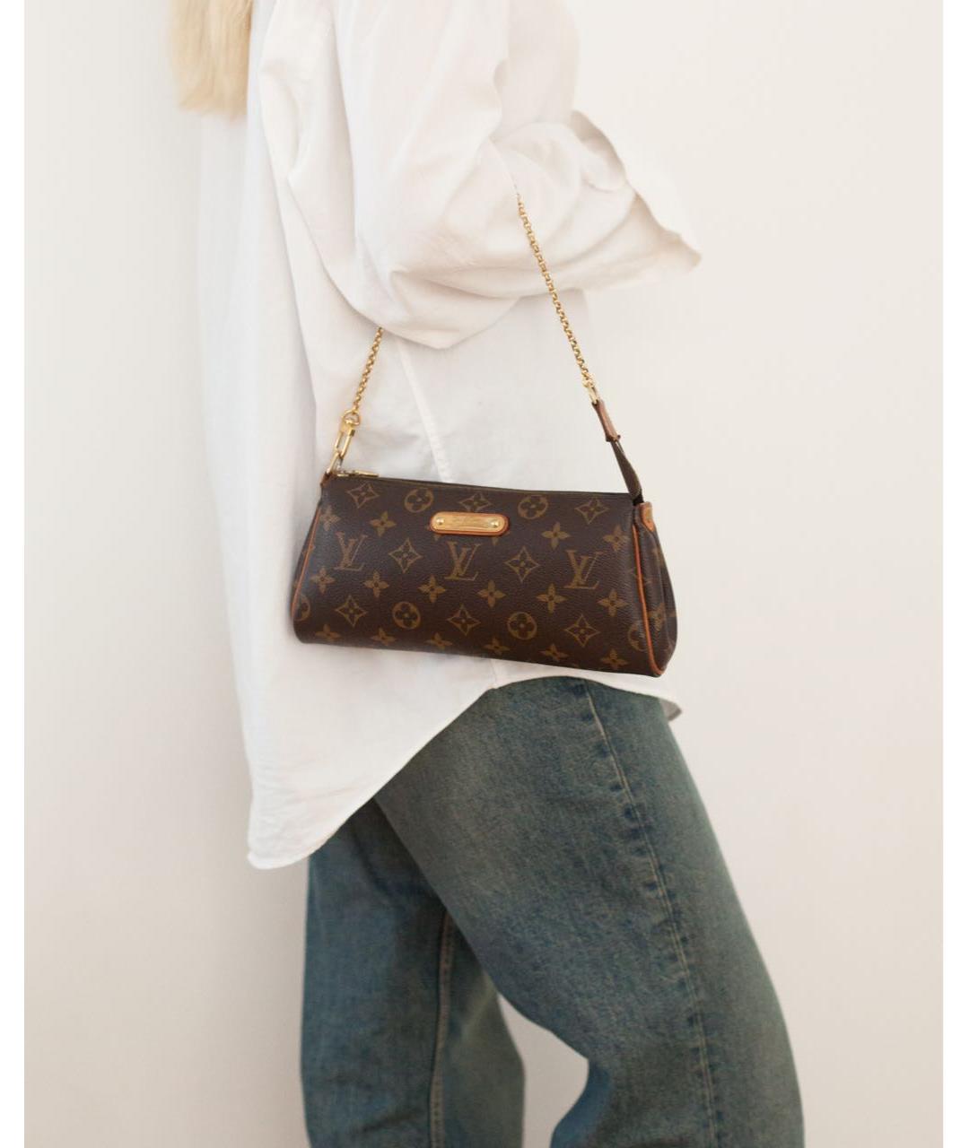 LOUIS VUITTON Коричневая сумка через плечо, фото 2