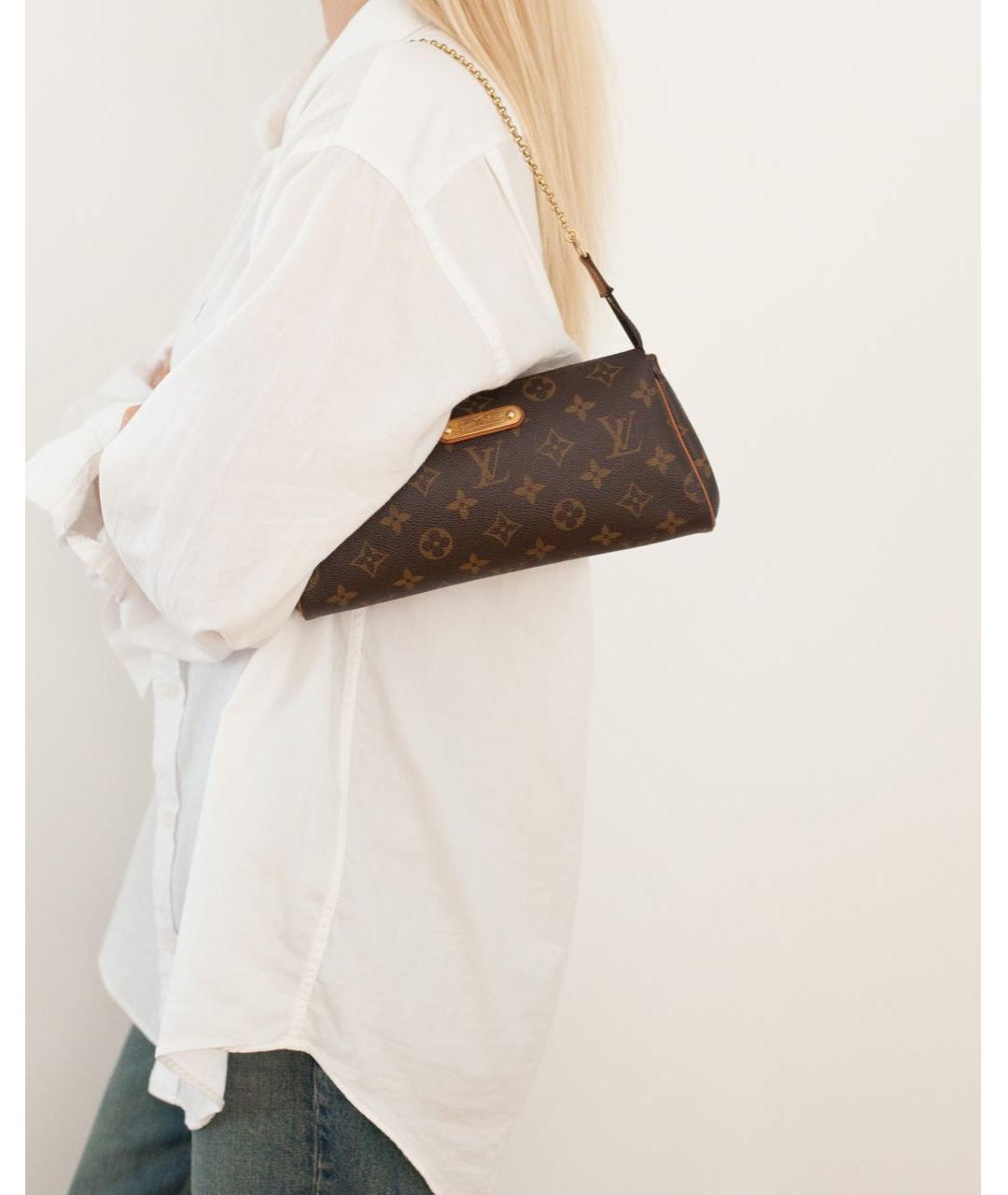 LOUIS VUITTON Коричневая сумка через плечо, фото 3