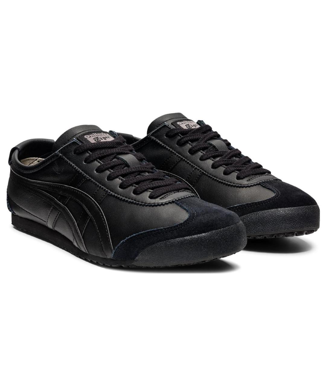 ONITSUKA TIGER Черные кожаные кроссовки, фото 2