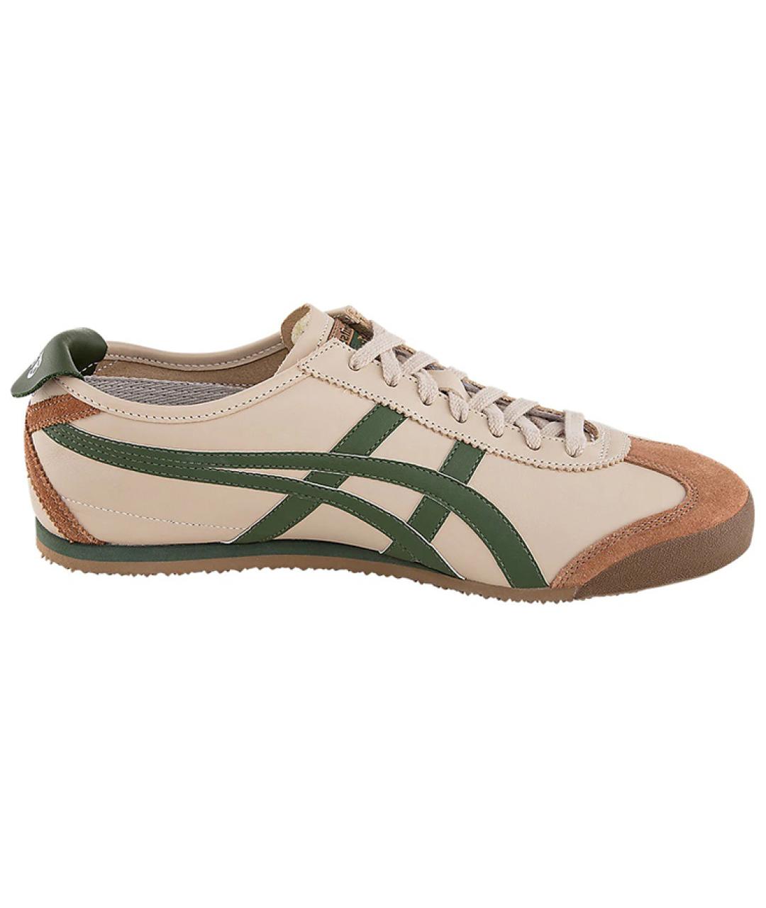 ONITSUKA TIGER Бежевые кожаные кеды, фото 1