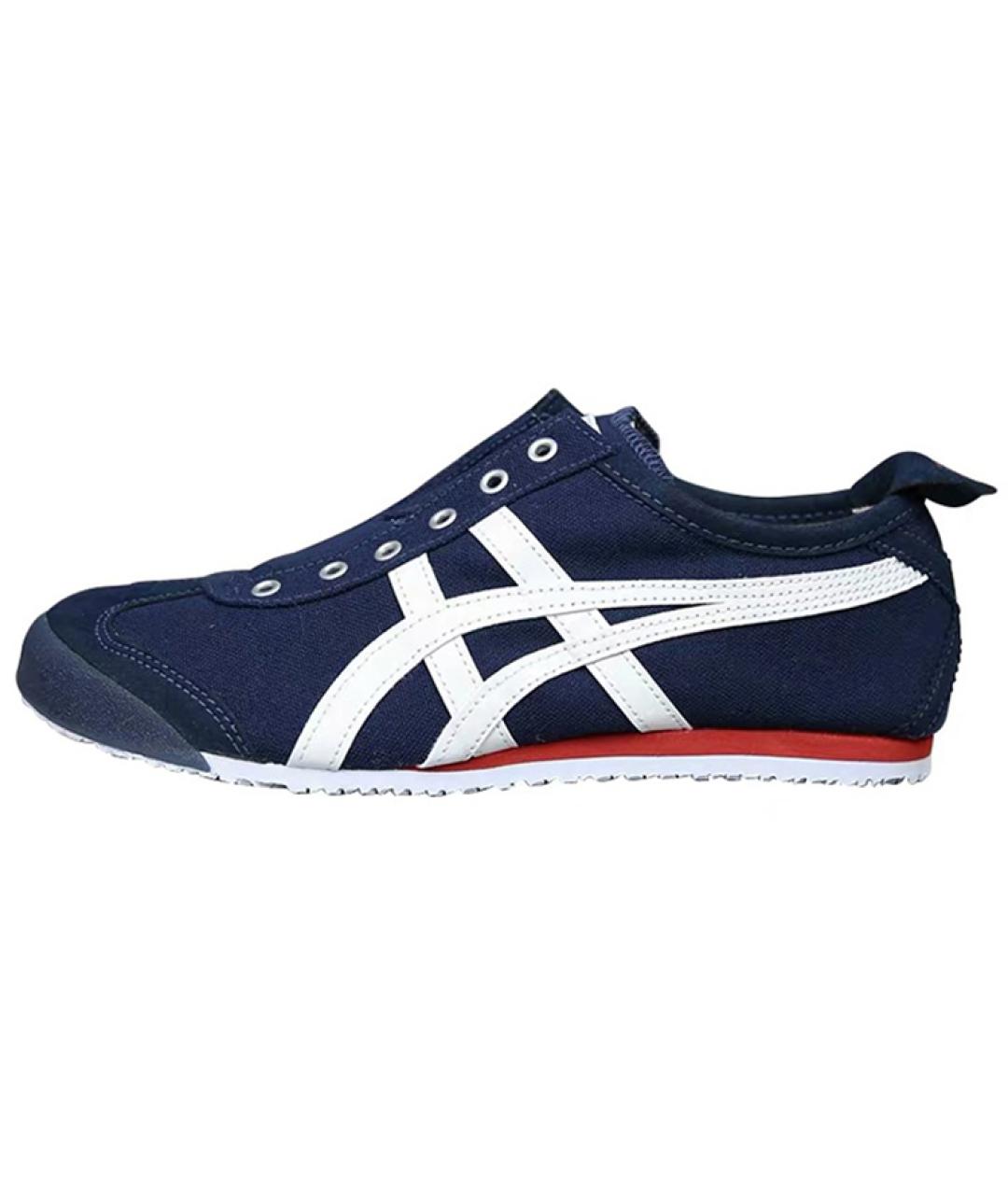 ONITSUKA TIGER Синие замшевые кроссовки, фото 2