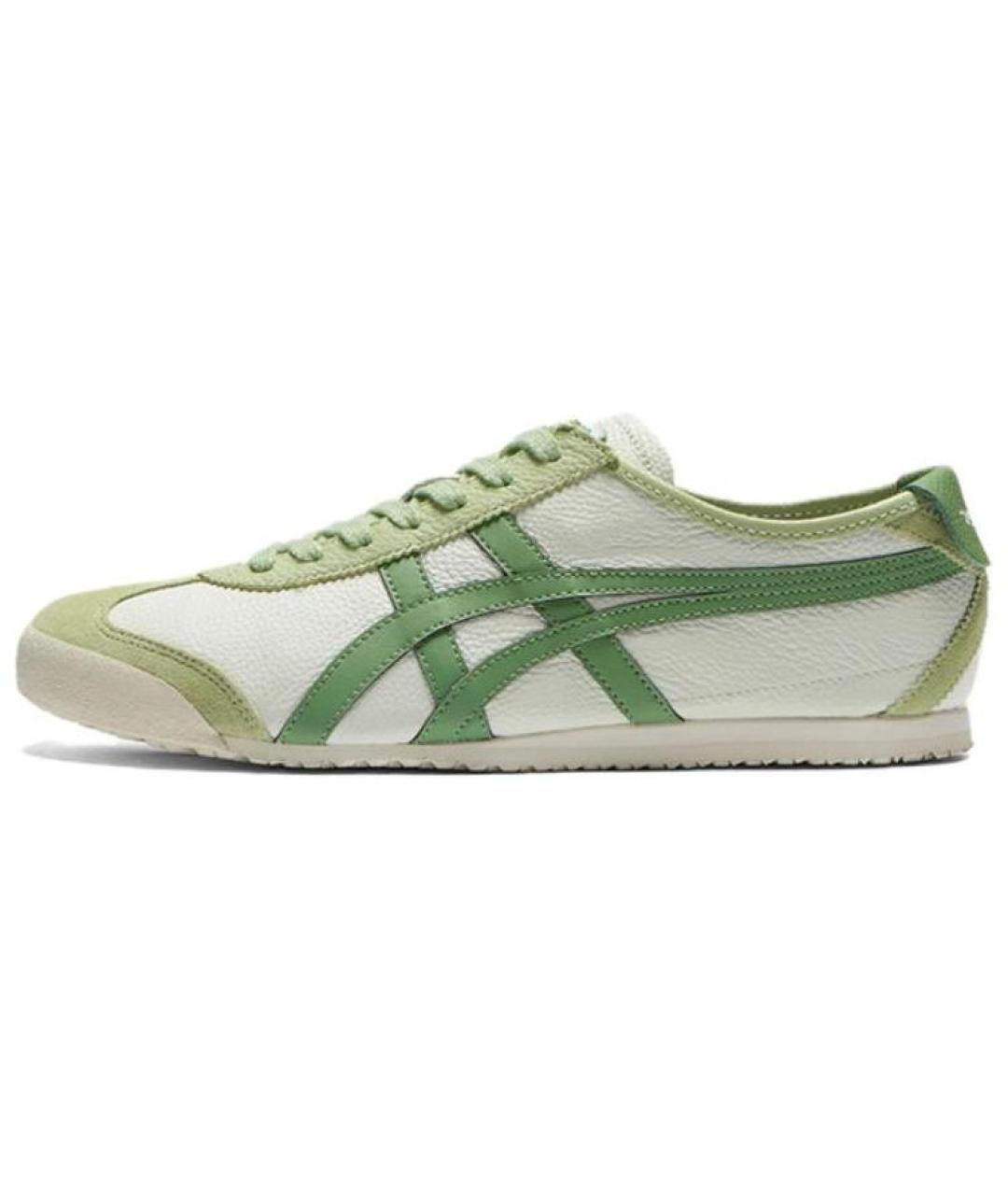 ONITSUKA TIGER Зеленые кожаные кроссовки, фото 2