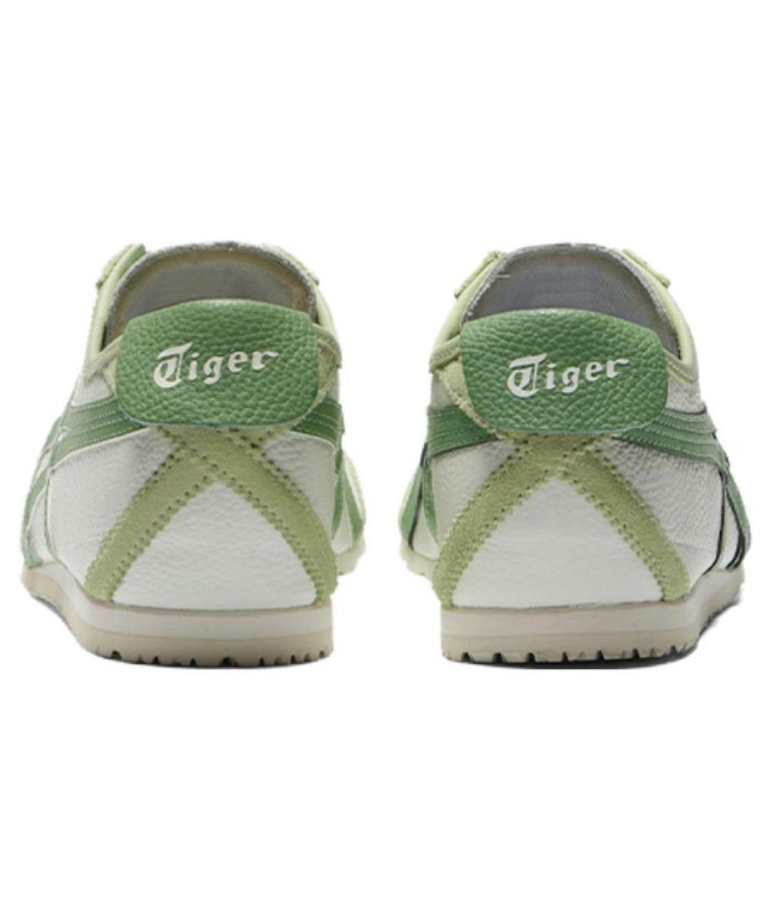 ONITSUKA TIGER Зеленые кожаные кроссовки, фото 5