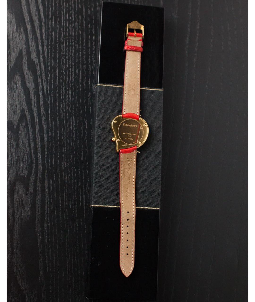 SAINT LAURENT Золотые часы, фото 7