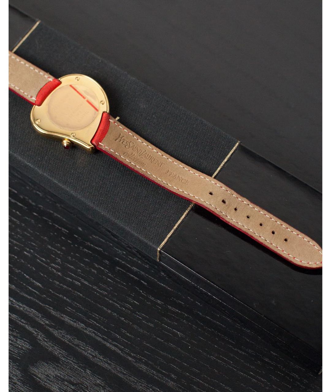 SAINT LAURENT Золотые часы, фото 8