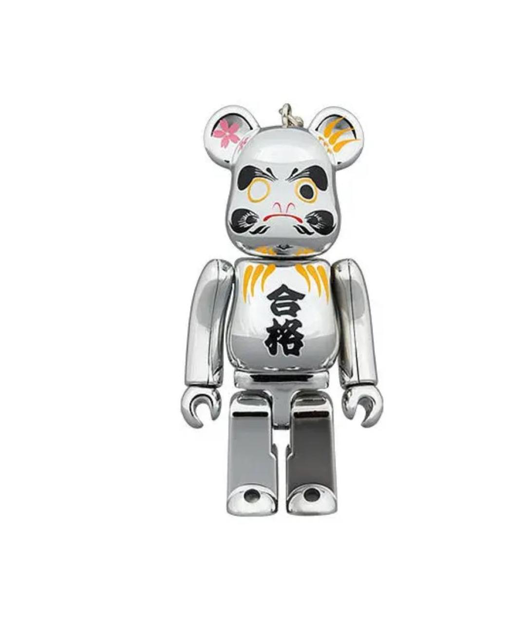 BEARBRICK Серебрянный брелок, фото 6