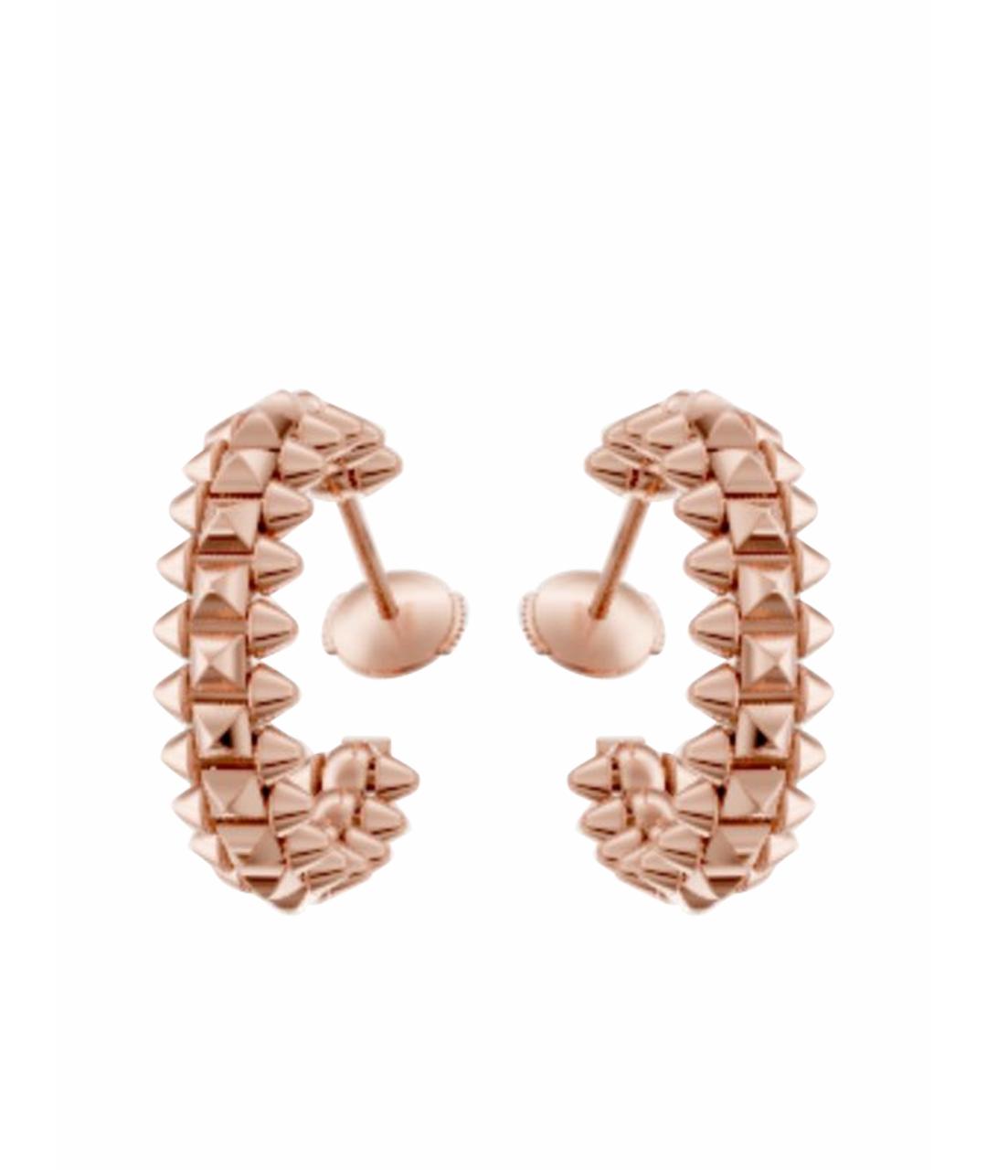 CARTIER Розовые серьги из розового золота, фото 1