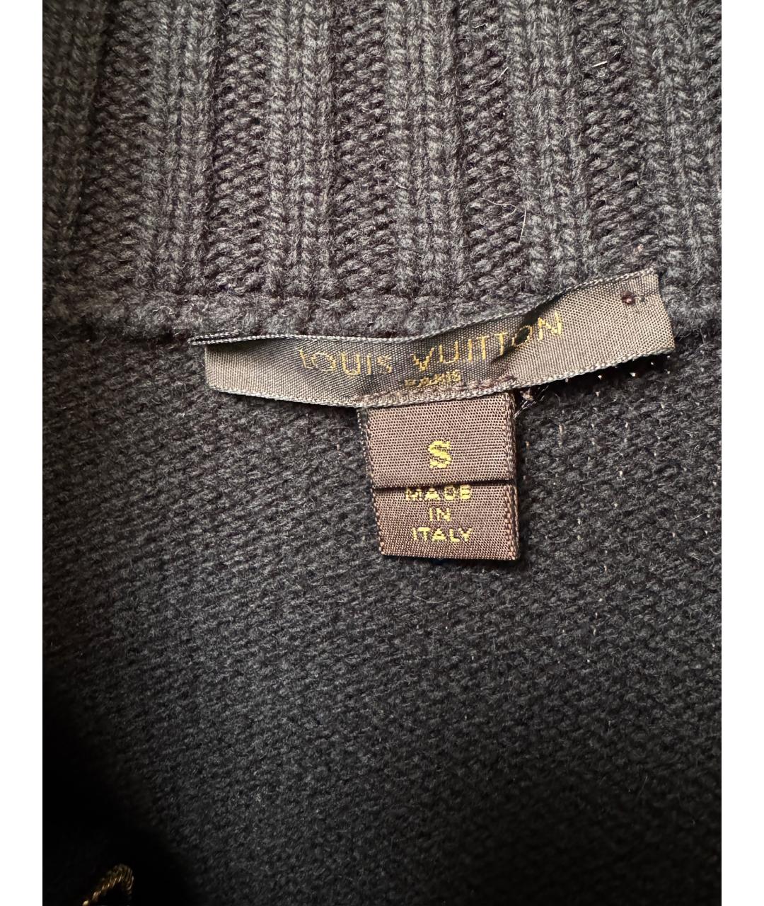 LOUIS VUITTON Черный меховой жилет, фото 8