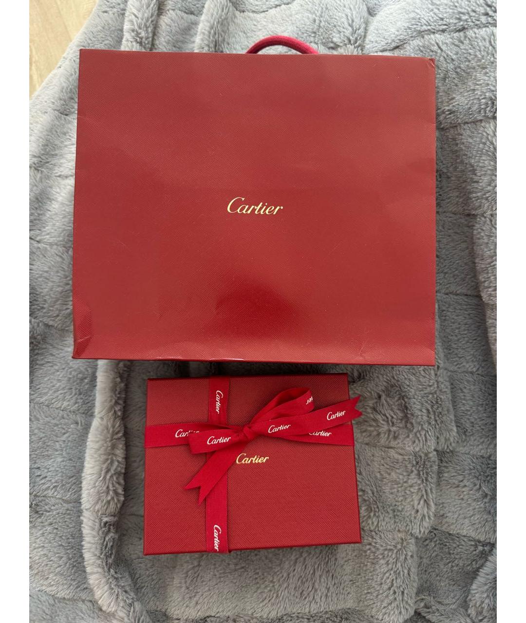CARTIER Красный кожаный кошелек, фото 5
