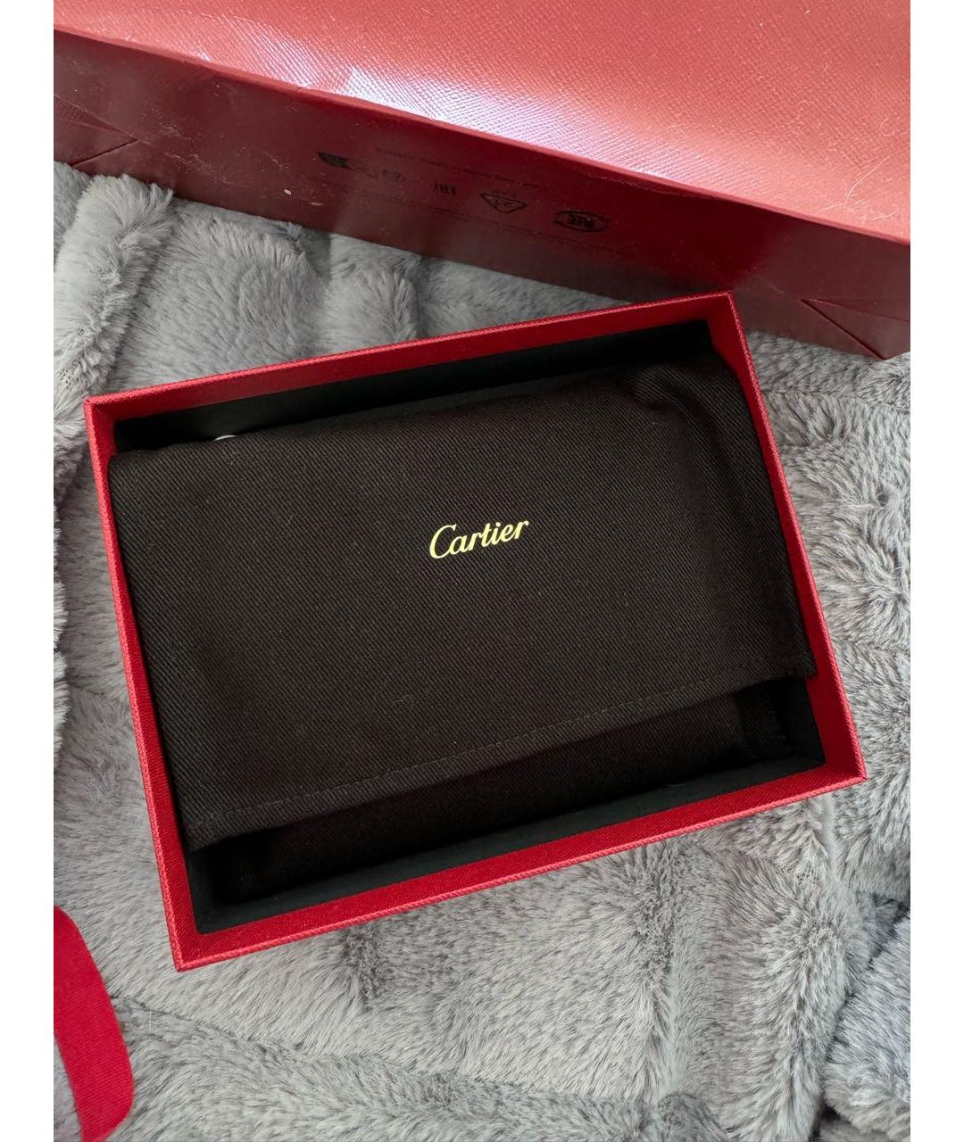CARTIER Красный кожаный кошелек, фото 7