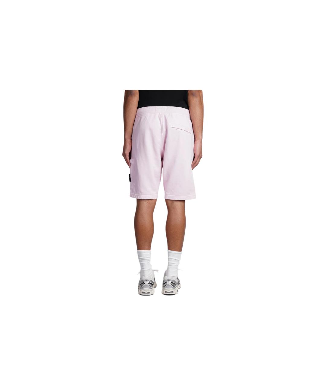 STONE ISLAND Розовые шорты, фото 2