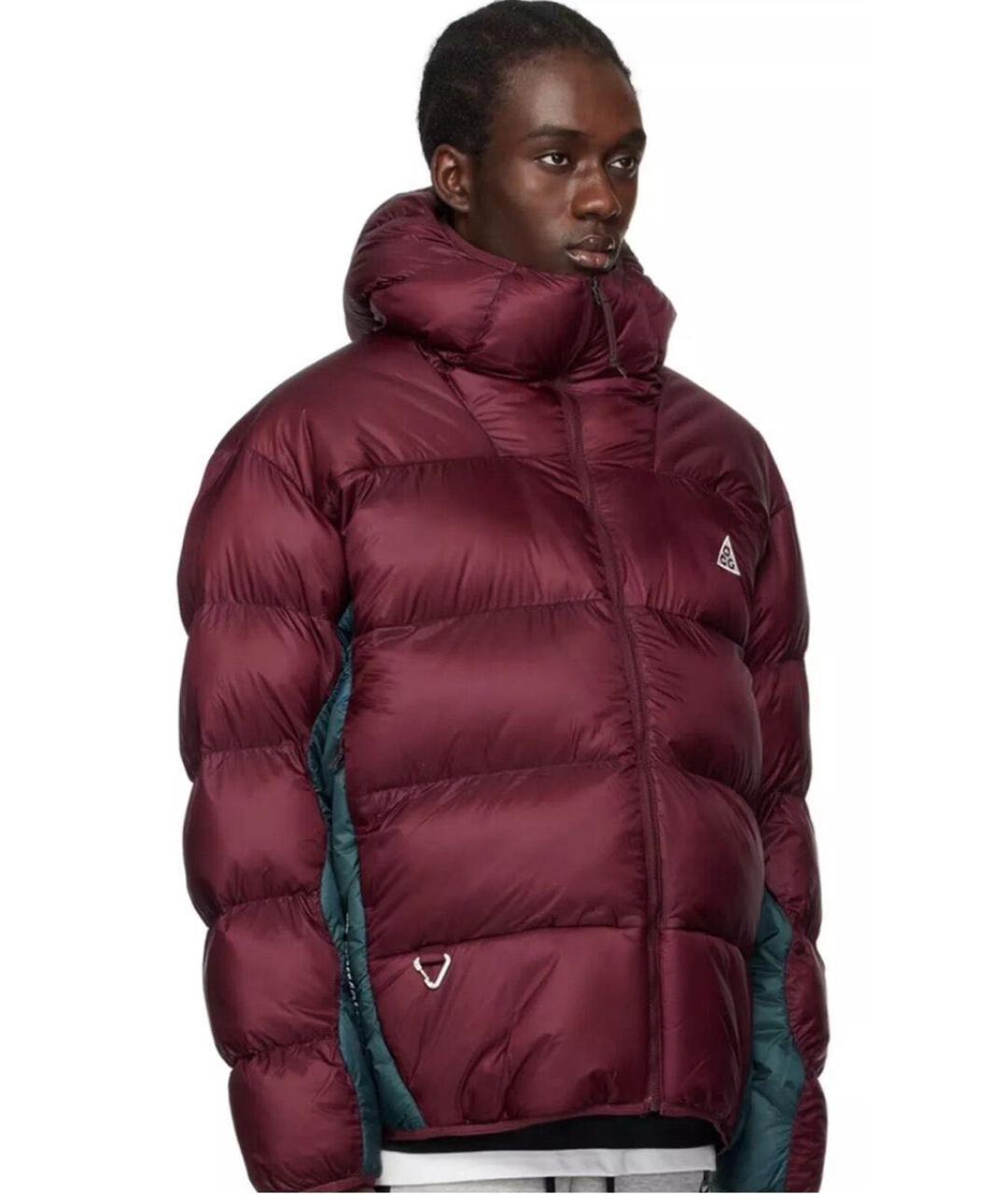 NIKE ACG Бордовый пуховик, фото 3