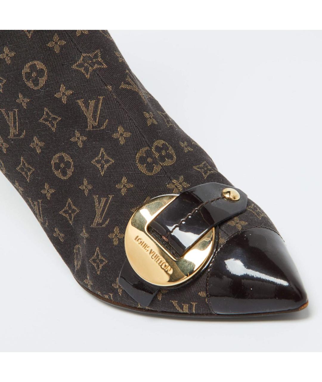 LOUIS VUITTON Коричневые полусапоги, фото 6