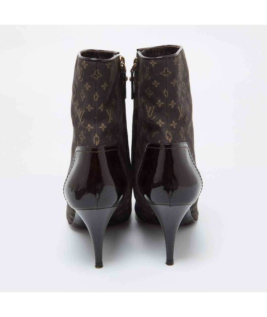 LOUIS VUITTON Коричневые полусапоги, фото 4