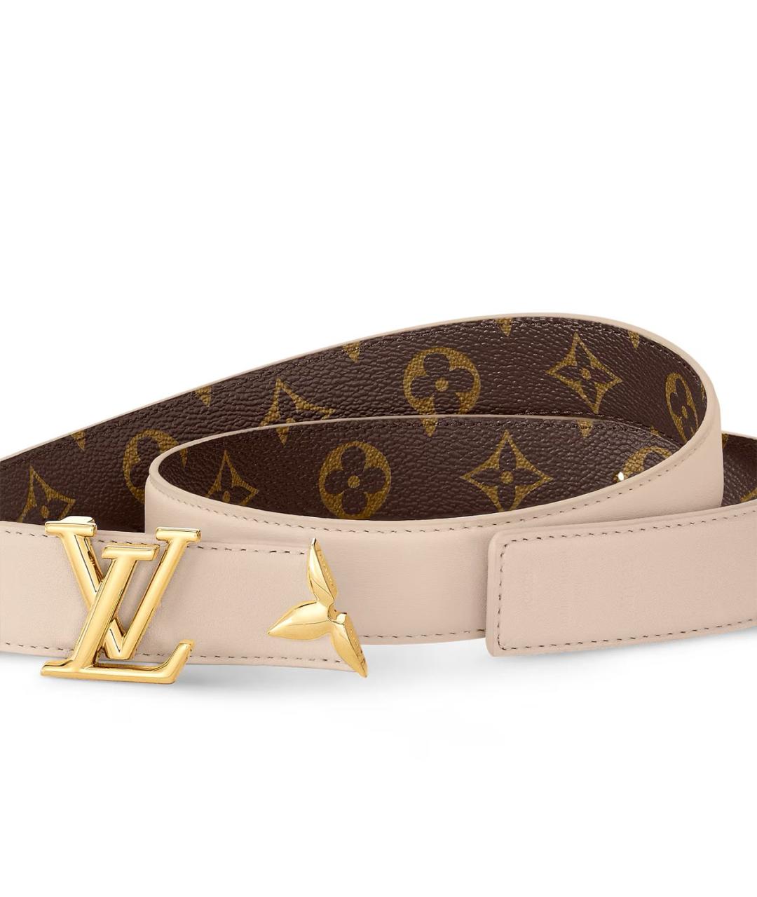 LOUIS VUITTON Бежевый ремень, фото 2
