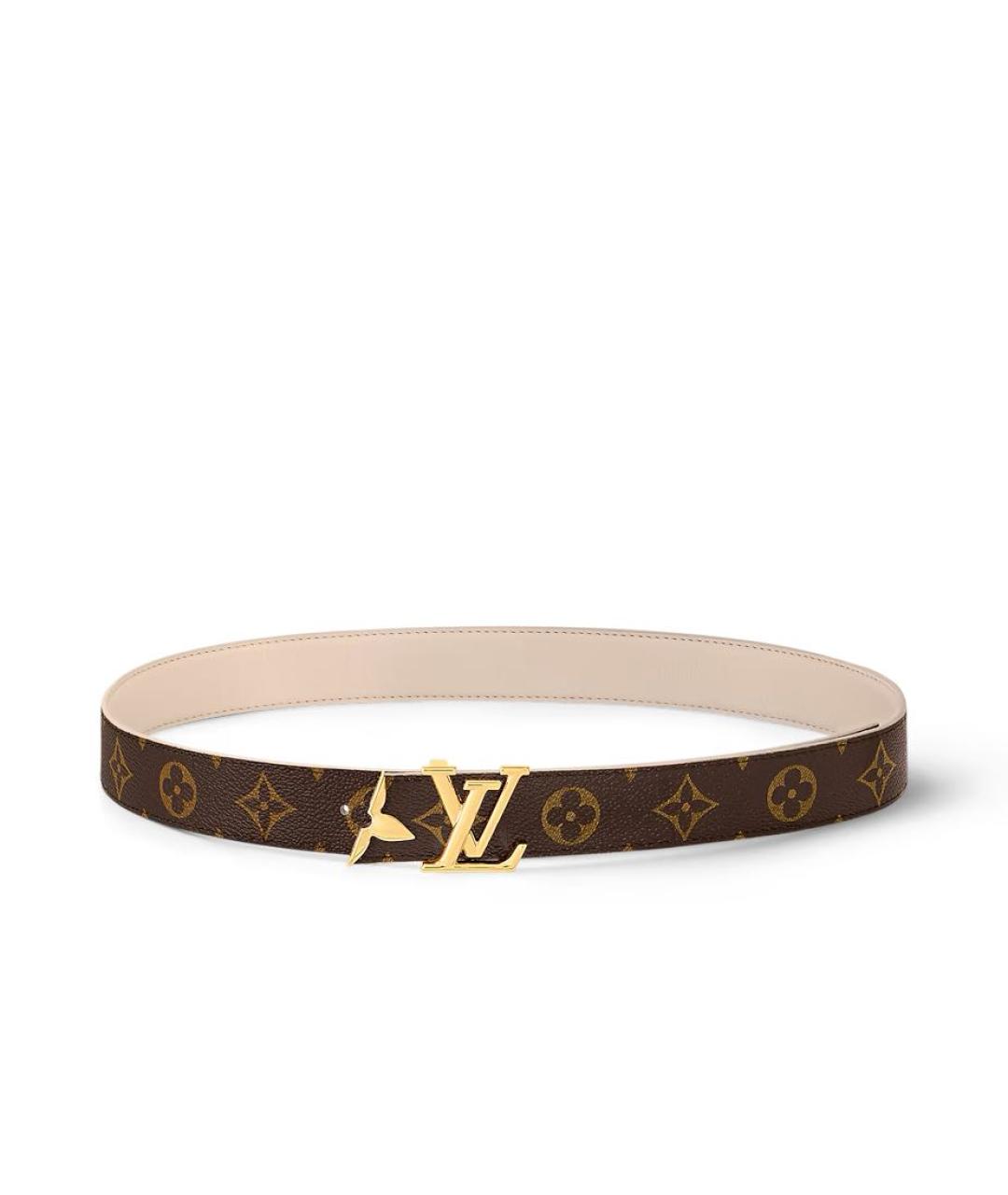 LOUIS VUITTON Бежевый ремень, фото 3