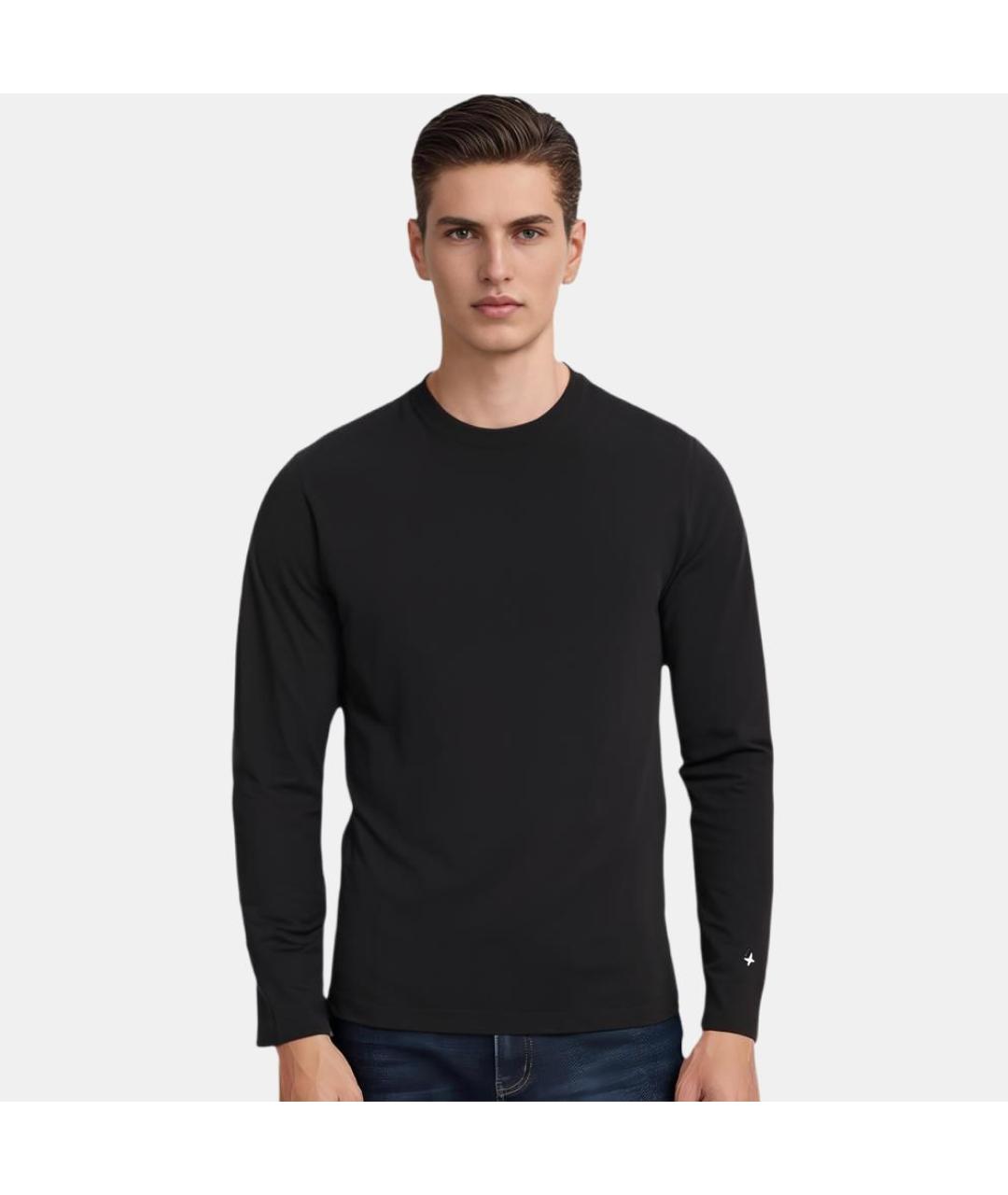 STONE ISLAND Черный джемпер / свитер, фото 3