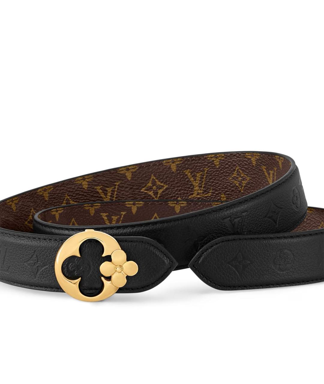 LOUIS VUITTON Черный ремень, фото 2