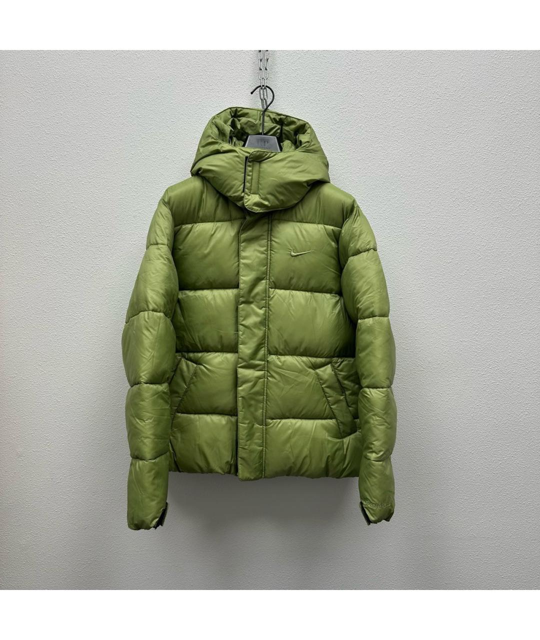 NIKE Зеленый пуховик, фото 6
