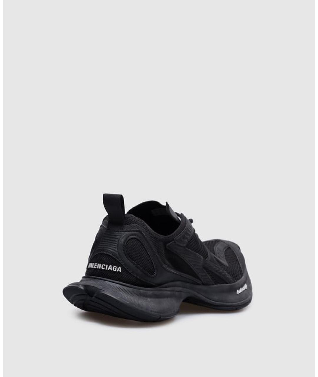 BALENCIAGA Черные низкие кроссовки / кеды, фото 4