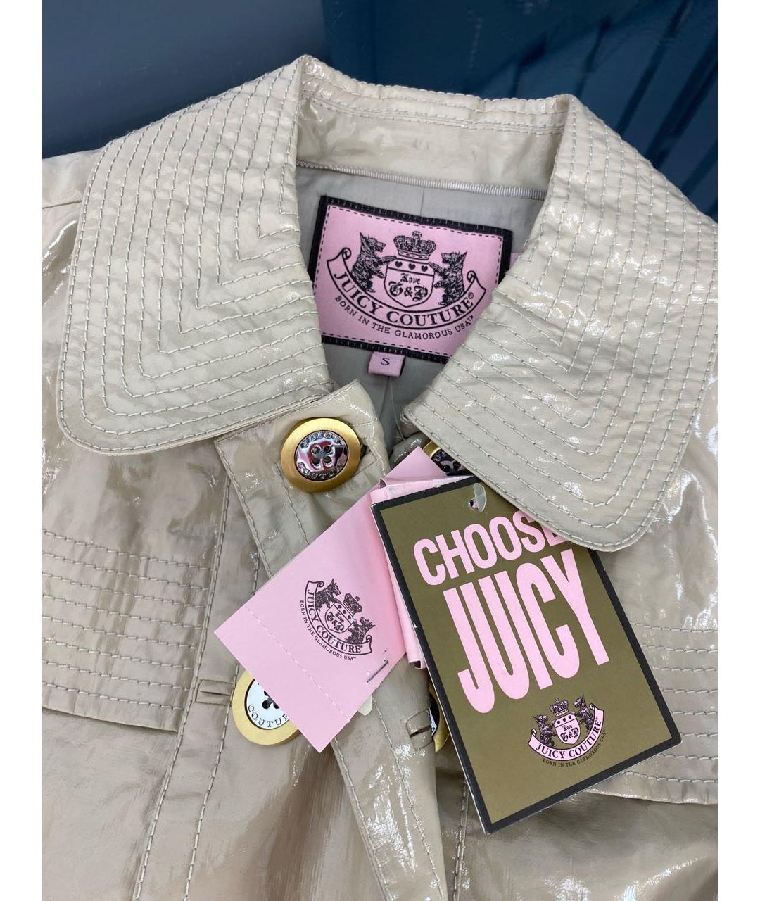 JUICY COUTURE Бежевый тренч/плащ, фото 3