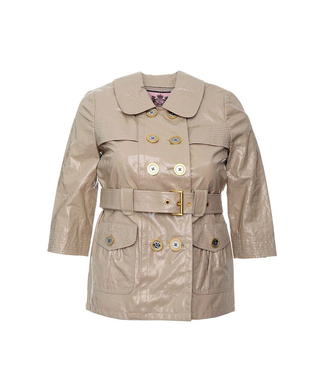 JUICY COUTURE Бежевый тренч/плащ, фото 1