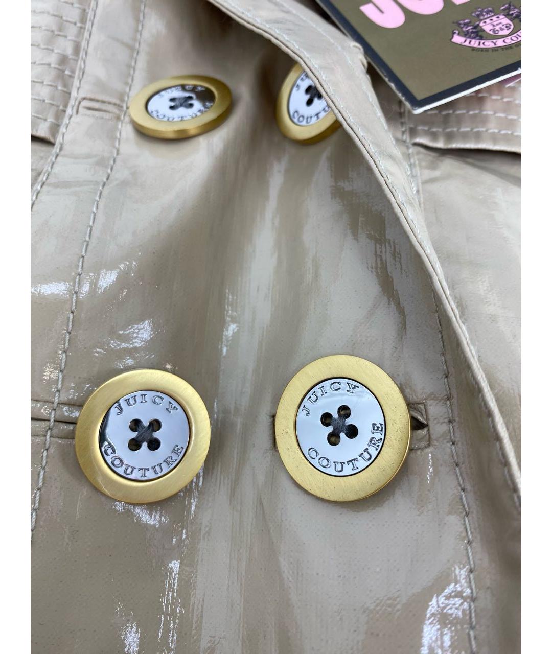 JUICY COUTURE Бежевый тренч/плащ, фото 4