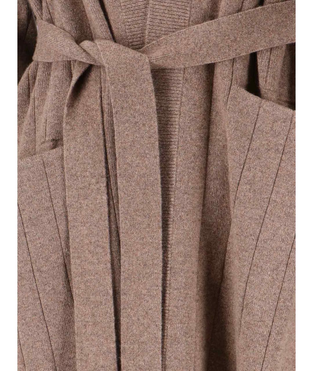 MAX MARA Коричневый кашемировый кардиган, фото 4