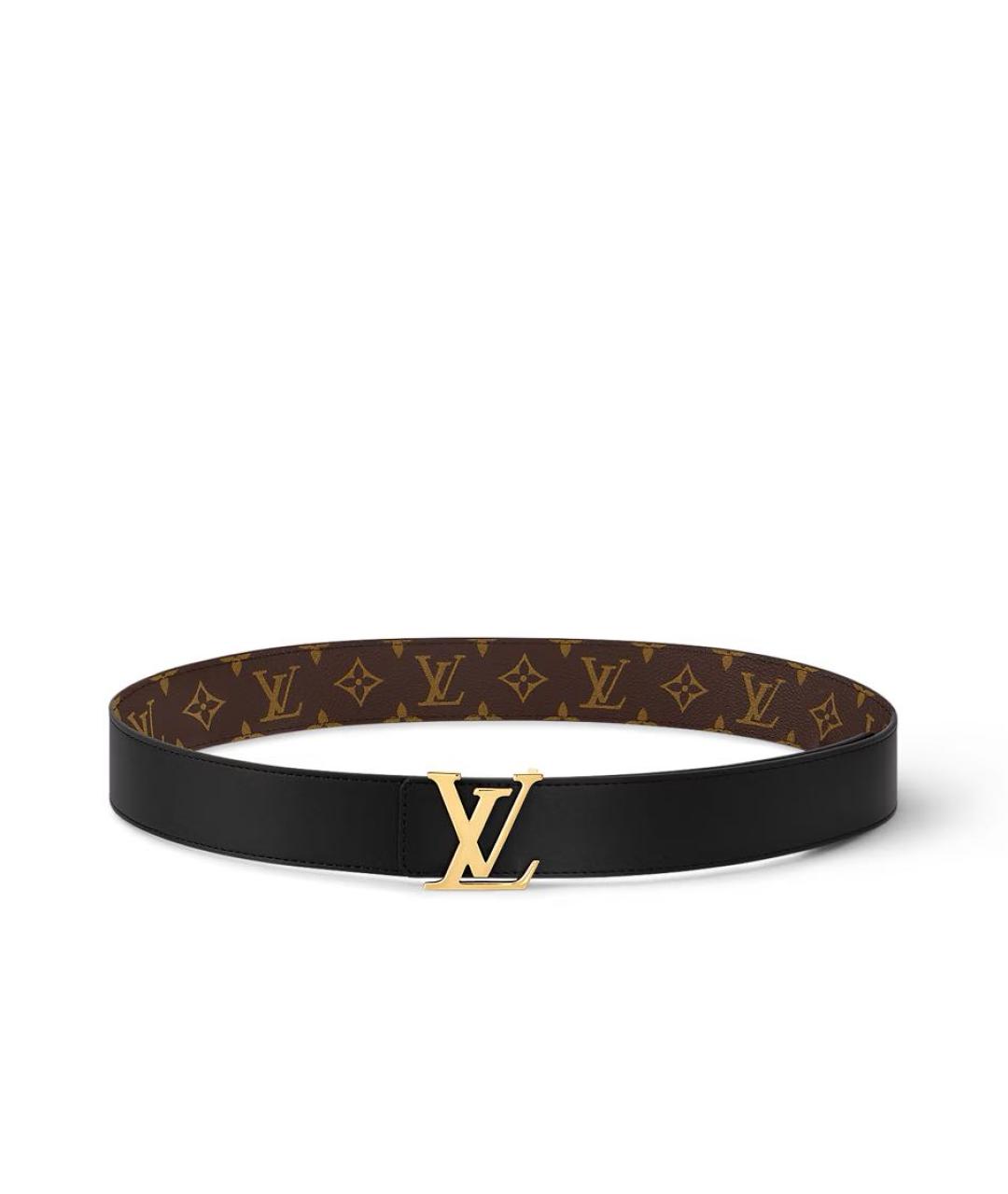 LOUIS VUITTON Черный ремень, фото 3