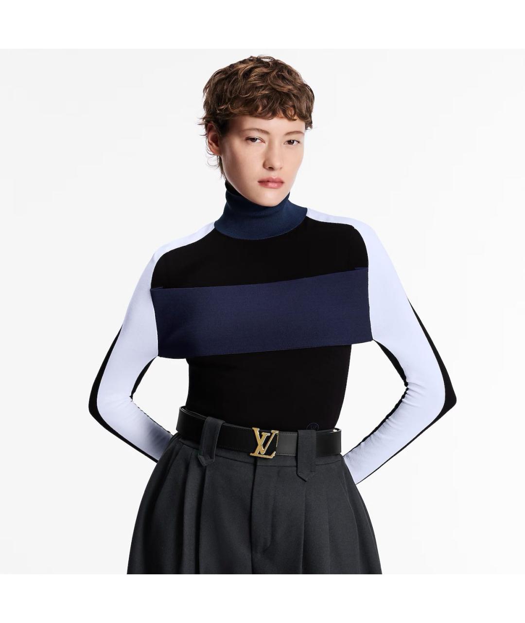 LOUIS VUITTON Черный ремень, фото 4