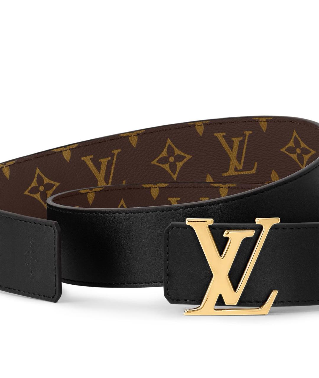 LOUIS VUITTON Черный ремень, фото 2