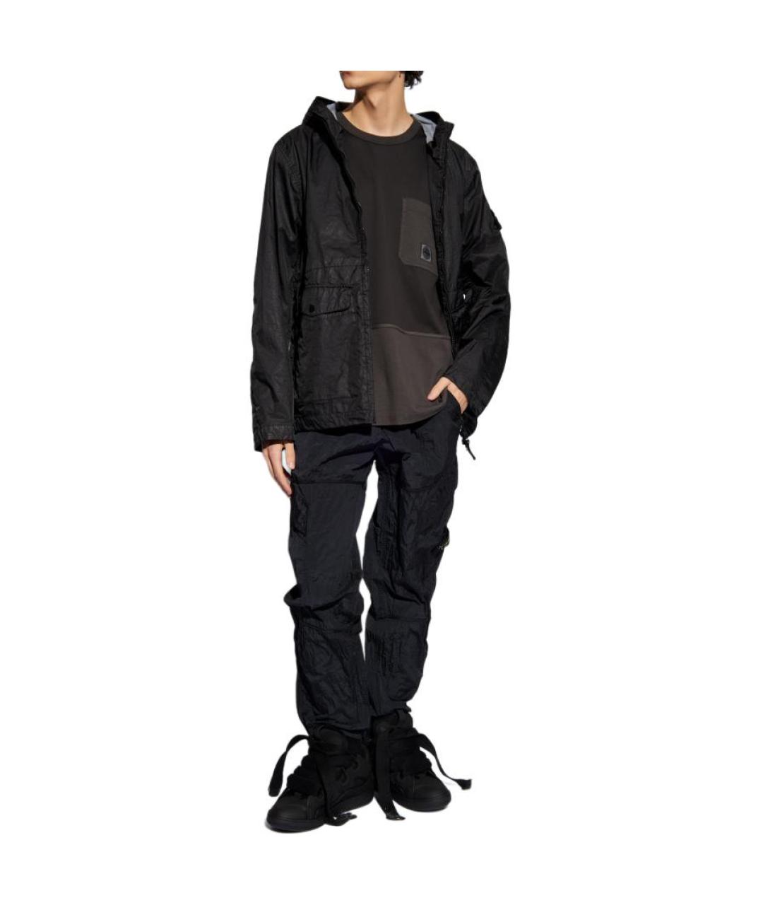 STONE ISLAND Серая хлопковая футболка, фото 2