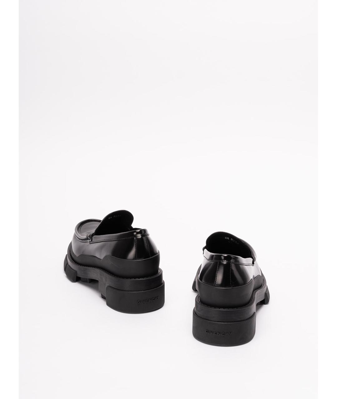 GIVENCHY Черные кожаные лоферы, фото 2