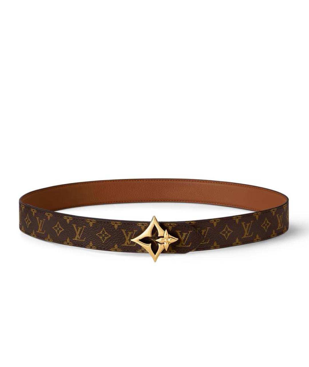 LOUIS VUITTON Коричневый ремень, фото 3