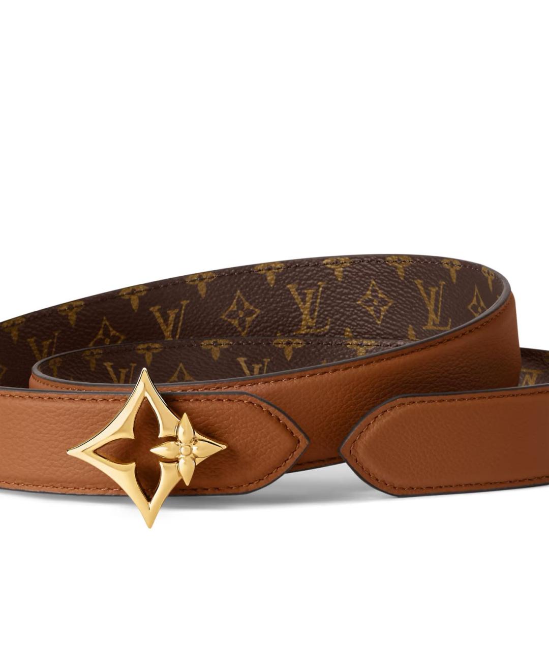 LOUIS VUITTON Коричневый ремень, фото 2