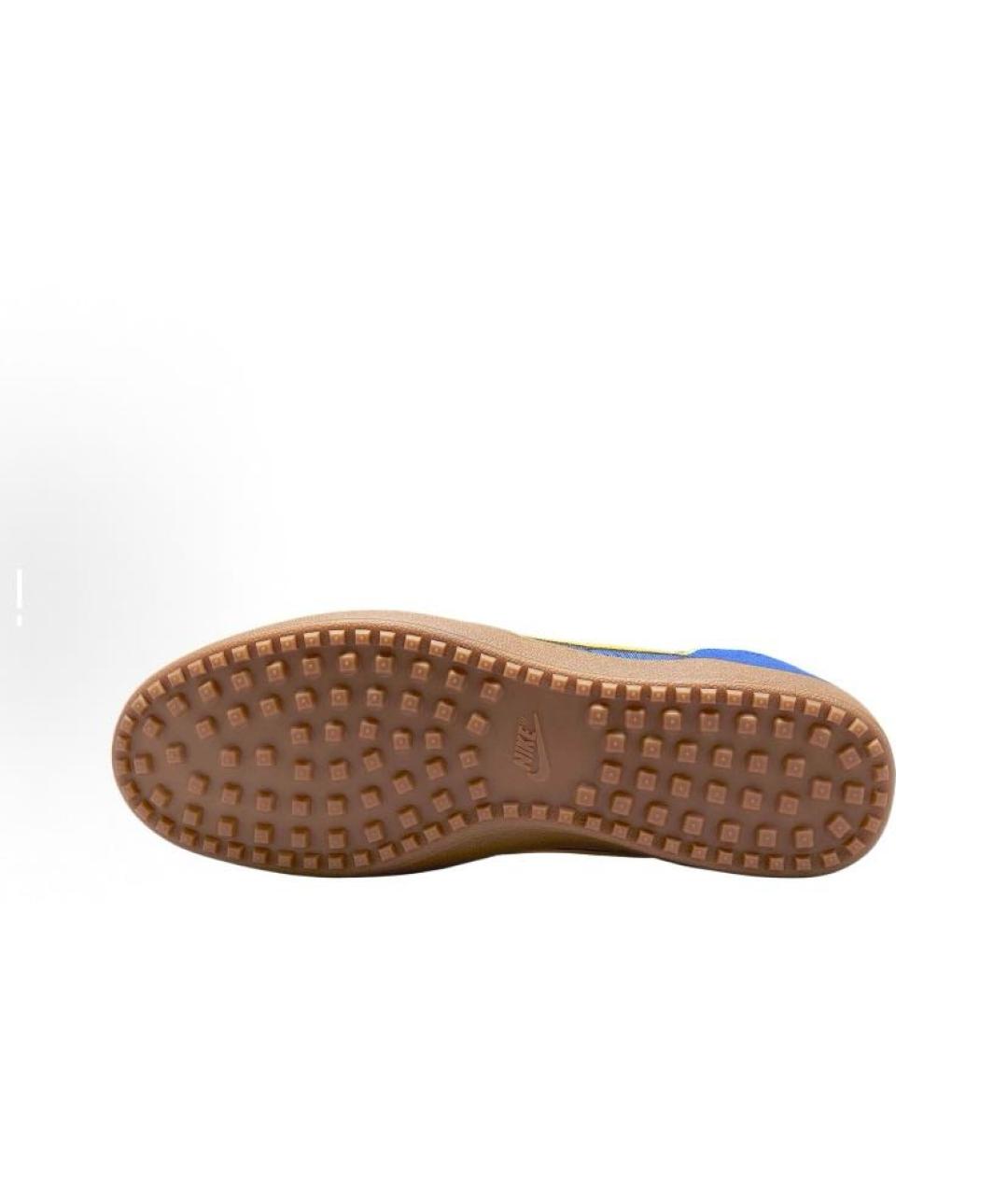 NIKE Синие текстильные низкие кроссовки / кеды, фото 6