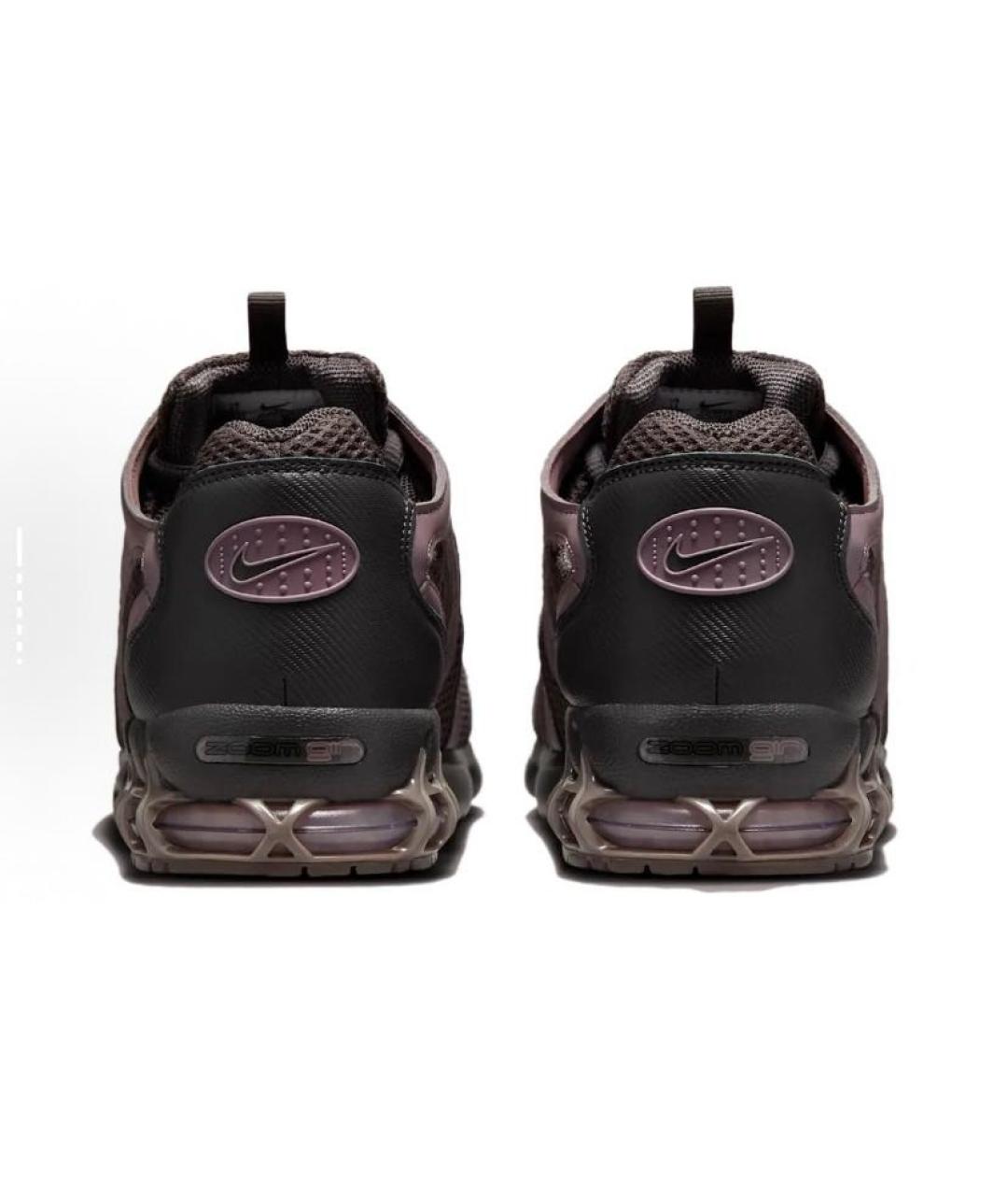 NIKE Коричневые текстильные низкие кроссовки / кеды, фото 4